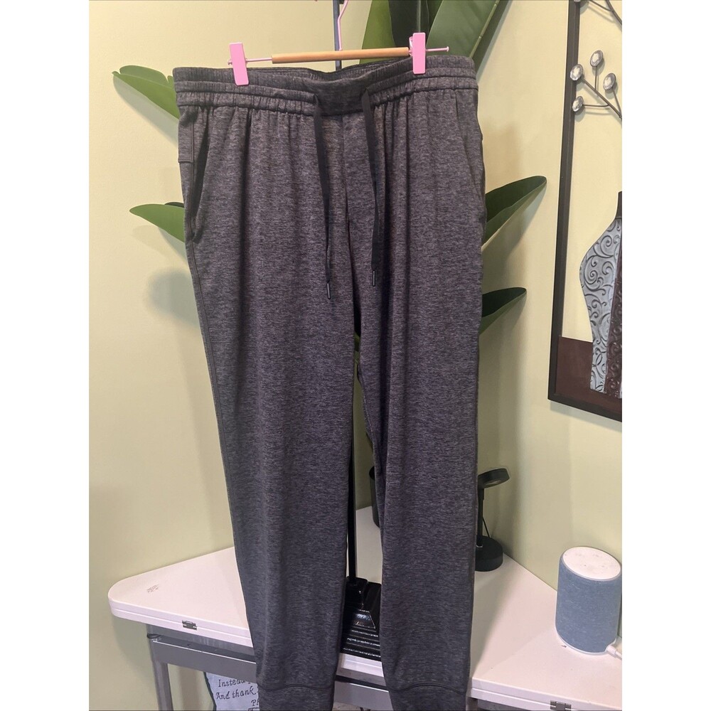 Lululemon Sweatpants Mens Gray Fleece Casual Athletic Joggers XL